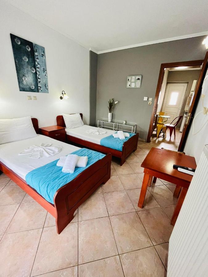 Poplar Lofts & Apartments Karavouzi Принос Екстериор снимка