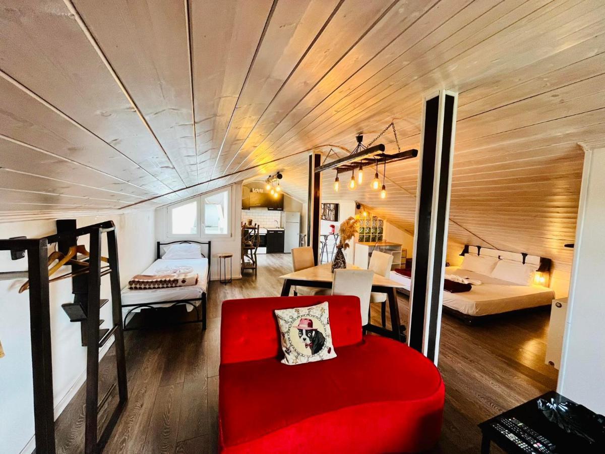 Poplar Lofts & Apartments Karavouzi Принос Екстериор снимка
